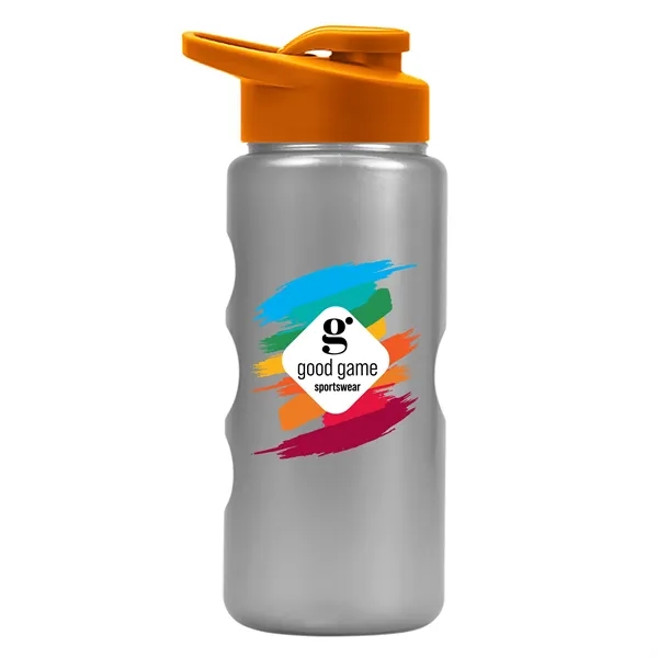22 oz. Mini Peak Tritan™ Metalike bottle with Drink thru lid... from ASI 40480 Koozie Group