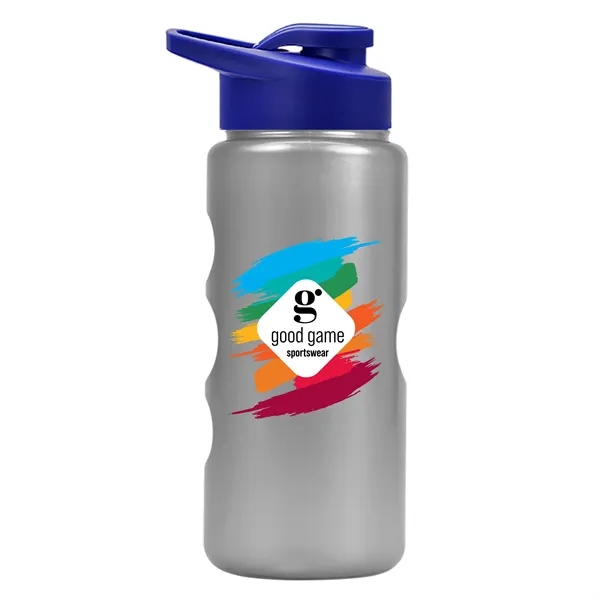 22 oz. Mini Peak Tritan™ Metalike bottle with Drink thru lid... from ASI 40480 Koozie Group