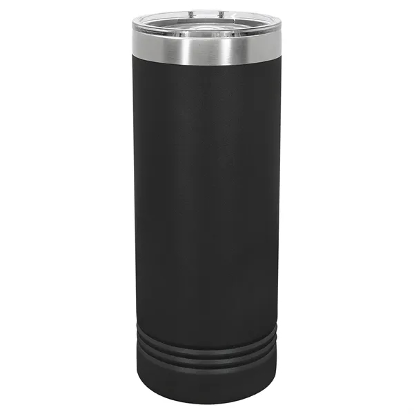 Polar Camel stainless steel 22-ounce insulated tumbler with sliding lid.... from ASI 74601 Calico