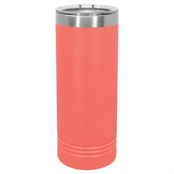 Polar Camel stainless steel 22-ounce insulated tumbler with sliding lid.... from ASI 74601 Calico