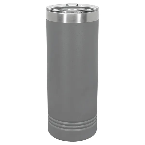 Polar Camel stainless steel 22-ounce insulated tumbler with sliding lid.... from ASI 74601 Calico
