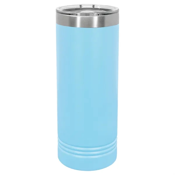 Polar Camel stainless steel 22-ounce insulated tumbler with sliding lid.... from ASI 74601 Calico