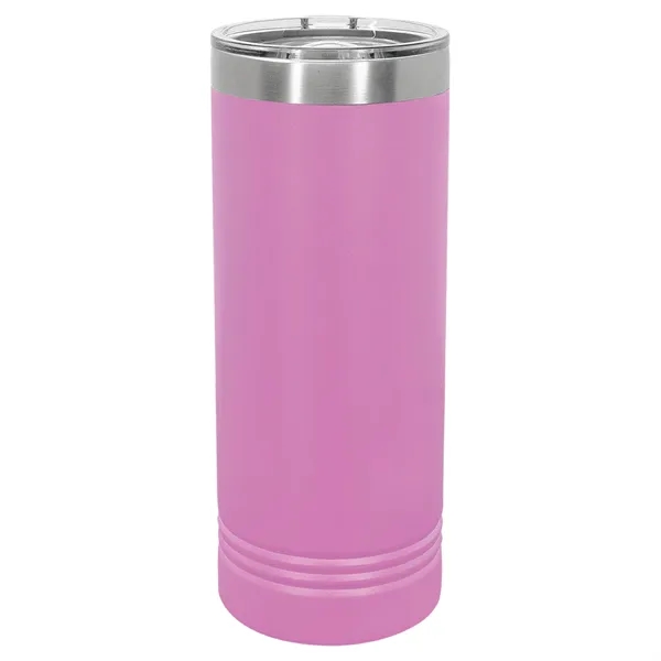 Polar Camel stainless steel 22-ounce insulated tumbler with sliding lid.... from ASI 74601 Calico