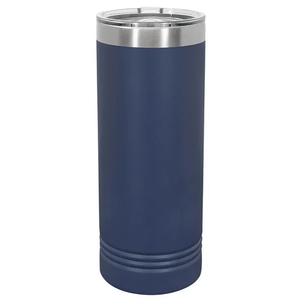 Polar Camel stainless steel 22-ounce insulated tumbler with sliding lid.... from ASI 74601 Calico
