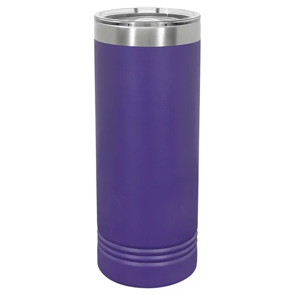 Polar Camel stainless steel 22-ounce insulated tumbler with sliding lid.... from ASI 74601 Calico