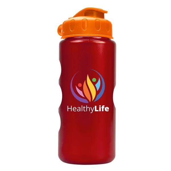 22 oz. Mini Peak Tritan™ Metalike Bottle with Flip lid.... from ASI 40480 Koozie Group