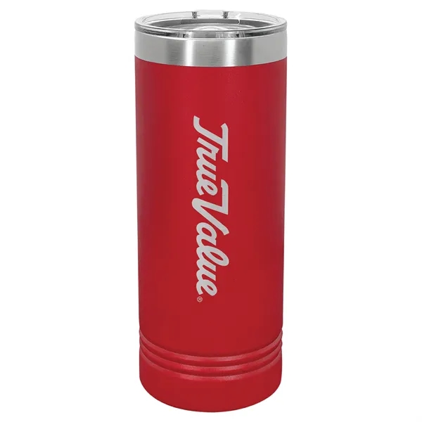 Polar Camel stainless steel 22-ounce insulated tumbler with sliding lid.... from ASI 74601 Calico
