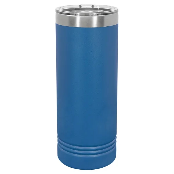 Polar Camel stainless steel 22-ounce insulated tumbler with sliding lid.... from ASI 74601 Calico