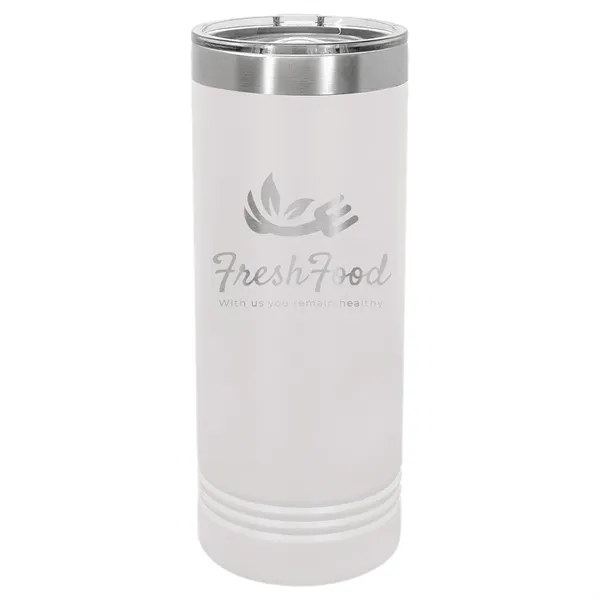 Polar Camel stainless steel 22-ounce insulated tumbler with sliding lid.... from ASI 74601 Calico