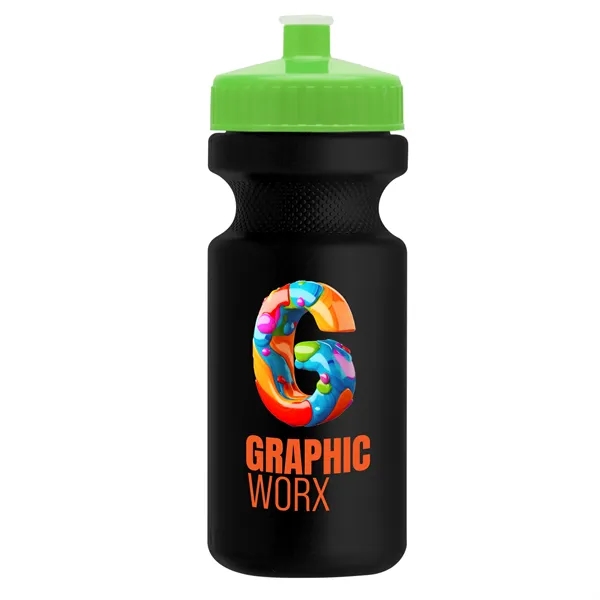 22 oz. Circular Bike Bottles with Push pull lid. Bottle includes... from ASI 40480 Koozie Group