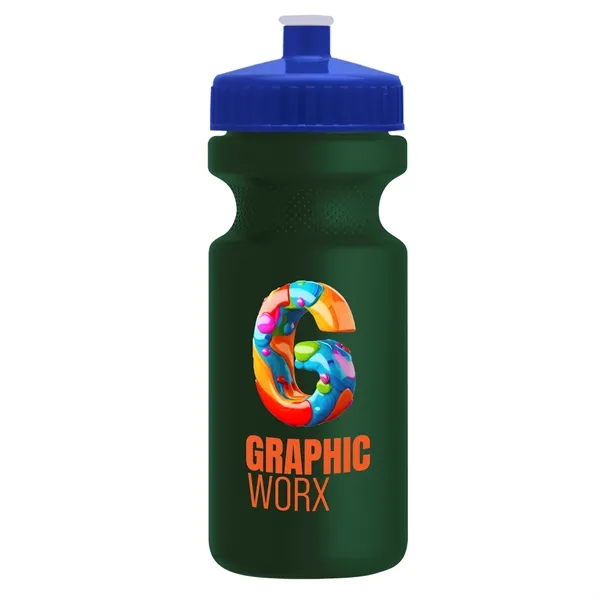 22 oz. Circular Bike Bottles with Push pull lid. Bottle includes... from ASI 40480 Koozie Group
