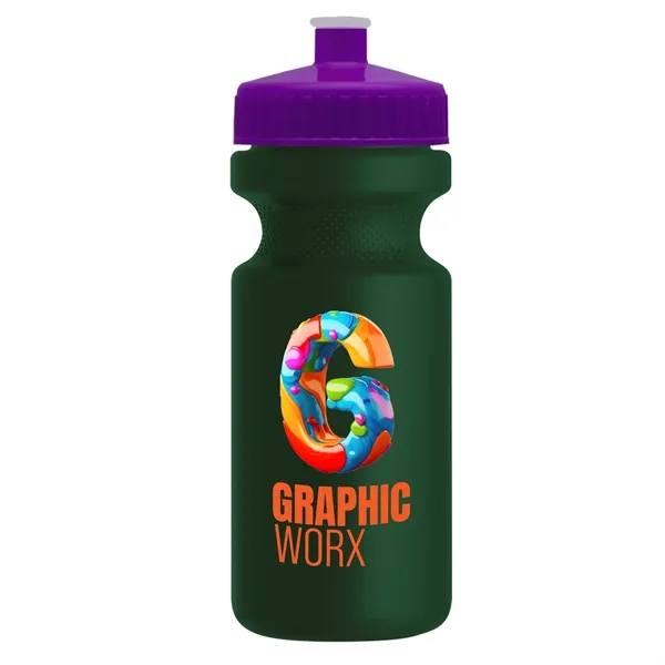 22 oz. Circular Bike Bottles with Push pull lid. Bottle includes... from ASI 40480 Koozie Group