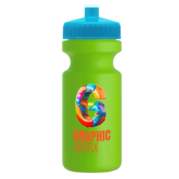 22 oz. Circular Bike Bottles with Push pull lid. Bottle includes... from ASI 40480 Koozie Group
