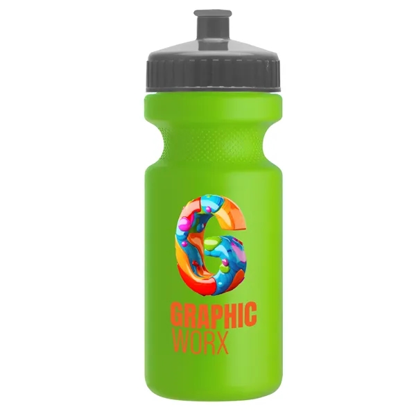 22 oz. Circular Bike Bottles with Push pull lid. Bottle includes... from ASI 40480 Koozie Group