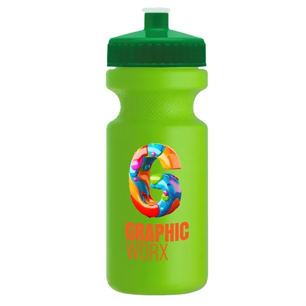 22 oz. Circular Bike Bottles with Push pull lid. Bottle includes... from ASI 40480 Koozie Group