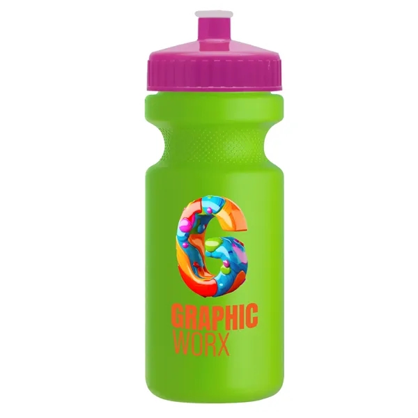 22 oz. Circular Bike Bottles with Push pull lid. Bottle includes... from ASI 40480 Koozie Group