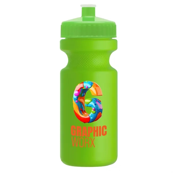 22 oz. Circular Bike Bottles with Push pull lid. Bottle includes... from ASI 40480 Koozie Group