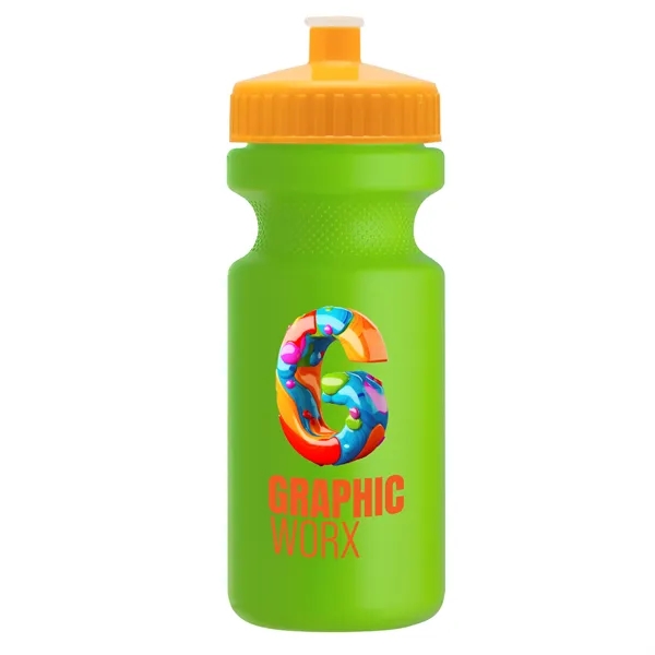 22 oz. Circular Bike Bottles with Push pull lid. Bottle includes... from ASI 40480 Koozie Group