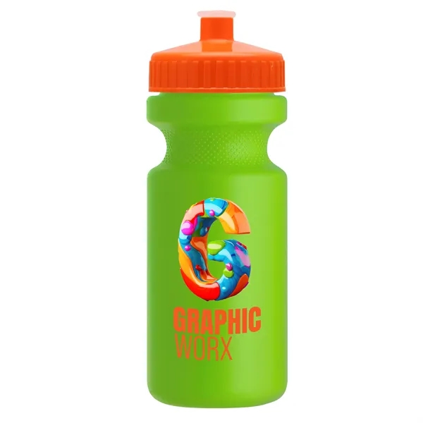 22 oz. Circular Bike Bottles with Push pull lid. Bottle includes... from ASI 40480 Koozie Group