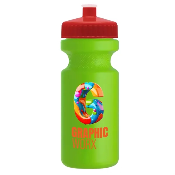 22 oz. Circular Bike Bottles with Push pull lid. Bottle includes... from ASI 40480 Koozie Group