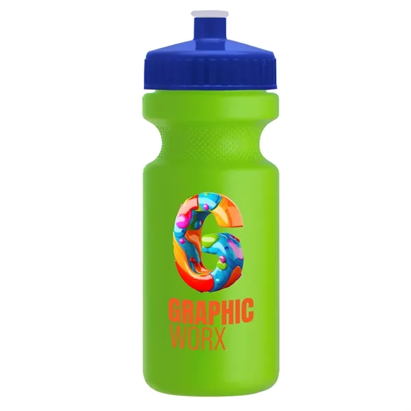 22 oz. Circular Bike Bottles with Push pull lid. Bottle includes... from ASI 40480 Koozie Group
