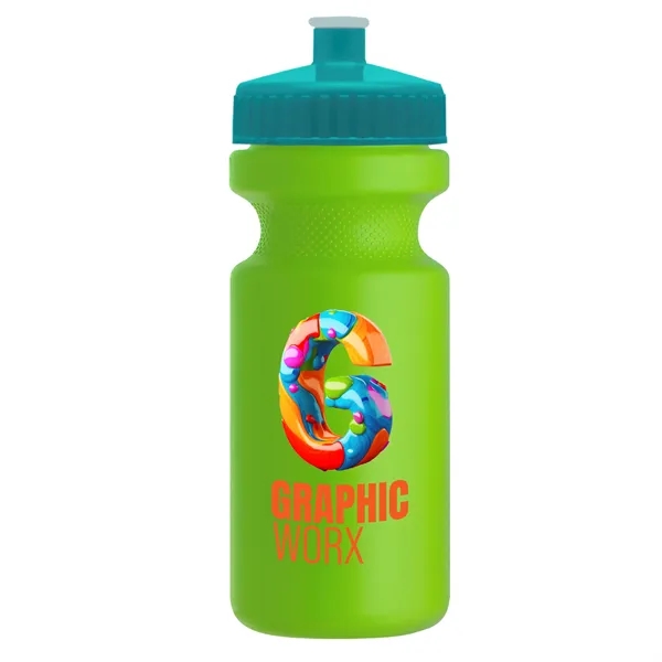 22 oz. Circular Bike Bottles with Push pull lid. Bottle includes... from ASI 40480 Koozie Group