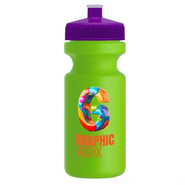 22 oz. Circular Bike Bottles with Push pull lid. Bottle includes... from ASI 40480 Koozie Group