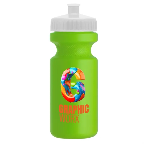 22 oz. Circular Bike Bottles with Push pull lid. Bottle includes... from ASI 40480 Koozie Group