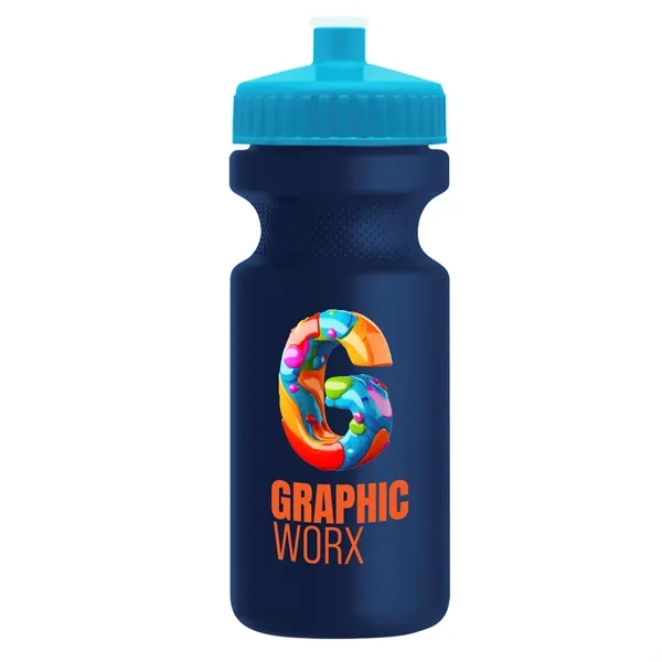 22 oz. Circular Bike Bottles with Push pull lid. Bottle includes... from ASI 40480 Koozie Group