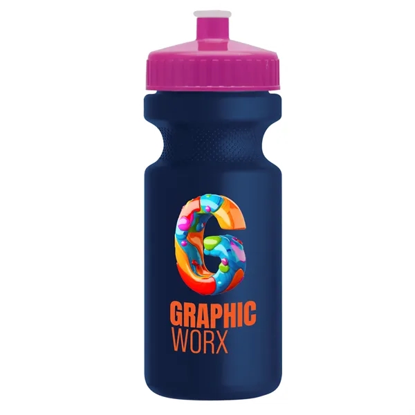22 oz. Circular Bike Bottles with Push pull lid. Bottle includes... from ASI 40480 Koozie Group