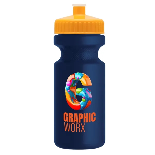 22 oz. Circular Bike Bottles with Push pull lid. Bottle includes... from ASI 40480 Koozie Group