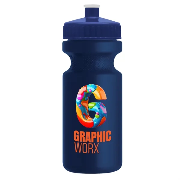 22 oz. Circular Bike Bottles with Push pull lid. Bottle includes... from ASI 40480 Koozie Group
