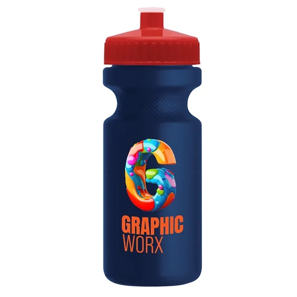 22 oz. Circular Bike Bottles with Push pull lid. Bottle includes... from ASI 40480 Koozie Group