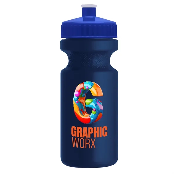 22 oz. Circular Bike Bottles with Push pull lid. Bottle includes... from ASI 40480 Koozie Group
