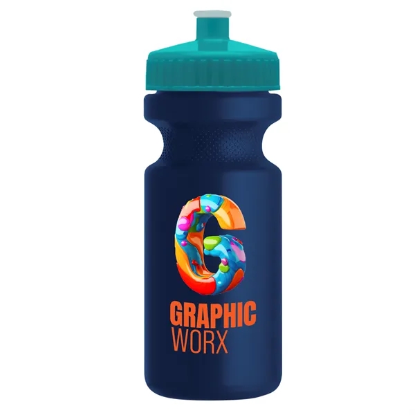 22 oz. Circular Bike Bottles with Push pull lid. Bottle includes... from ASI 40480 Koozie Group