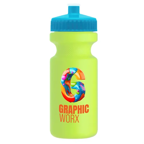 22 oz. Circular Bike Bottles with Push pull lid. Bottle includes... from ASI 40480 Koozie Group