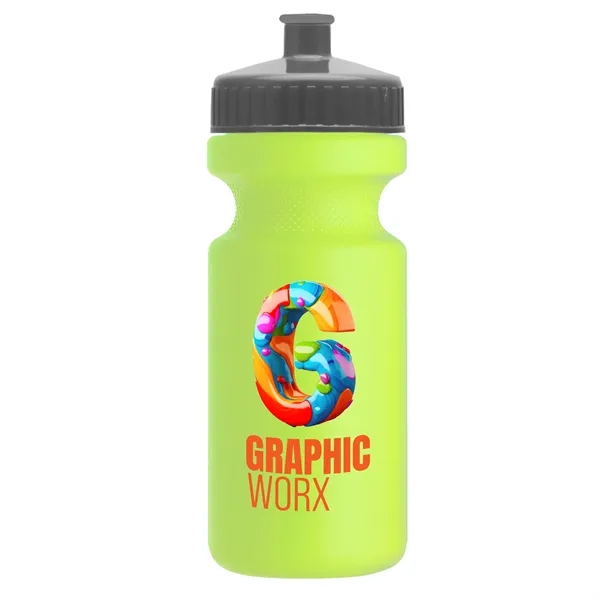 22 oz. Circular Bike Bottles with Push pull lid. Bottle includes... from ASI 40480 Koozie Group