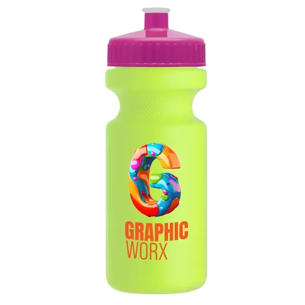 22 oz. Circular Bike Bottles with Push pull lid. Bottle includes... from ASI 40480 Koozie Group