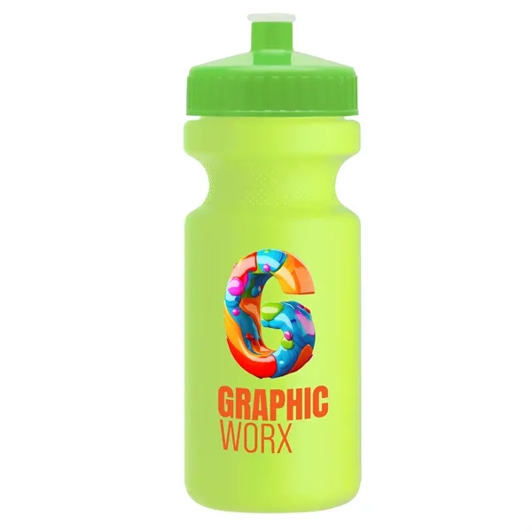 22 oz. Circular Bike Bottles with Push pull lid. Bottle includes... from ASI 40480 Koozie Group