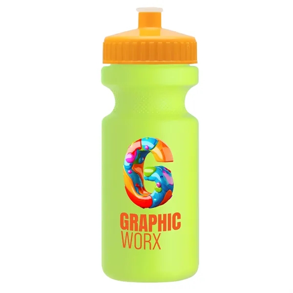 22 oz. Circular Bike Bottles with Push pull lid. Bottle includes... from ASI 40480 Koozie Group