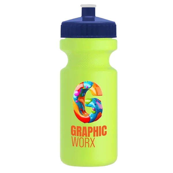 22 oz. Circular Bike Bottles with Push pull lid. Bottle includes... from ASI 40480 Koozie Group