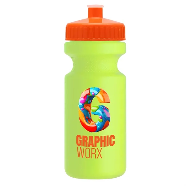22 oz. Circular Bike Bottles with Push pull lid. Bottle includes... from ASI 40480 Koozie Group