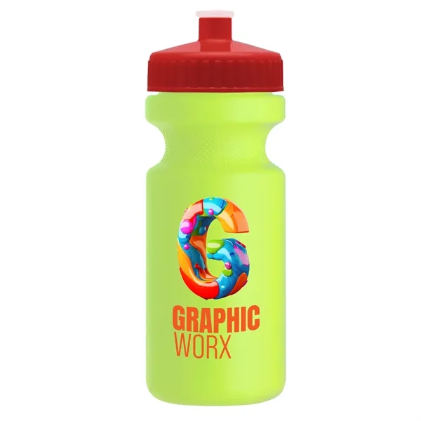 22 oz. Circular Bike Bottles with Push pull lid. Bottle includes... from ASI 40480 Koozie Group