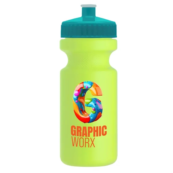22 oz. Circular Bike Bottles with Push pull lid. Bottle includes... from ASI 40480 Koozie Group