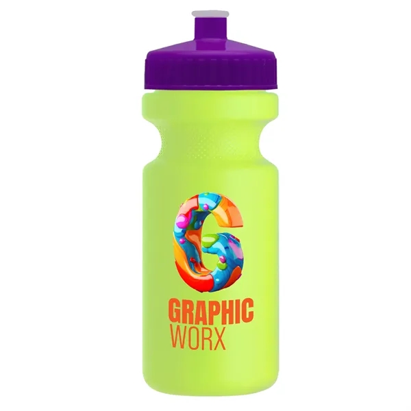 22 oz. Circular Bike Bottles with Push pull lid. Bottle includes... from ASI 40480 Koozie Group