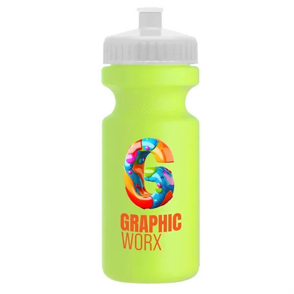 22 oz. Circular Bike Bottles with Push pull lid. Bottle includes... from ASI 40480 Koozie Group