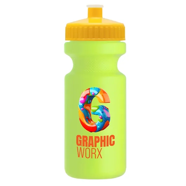 22 oz. Circular Bike Bottles with Push pull lid. Bottle includes... from ASI 40480 Koozie Group