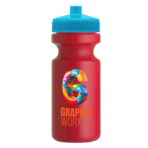 22 oz. Circular Bike Bottles with Push pull lid. Bottle includes... from ASI 40480 Koozie Group