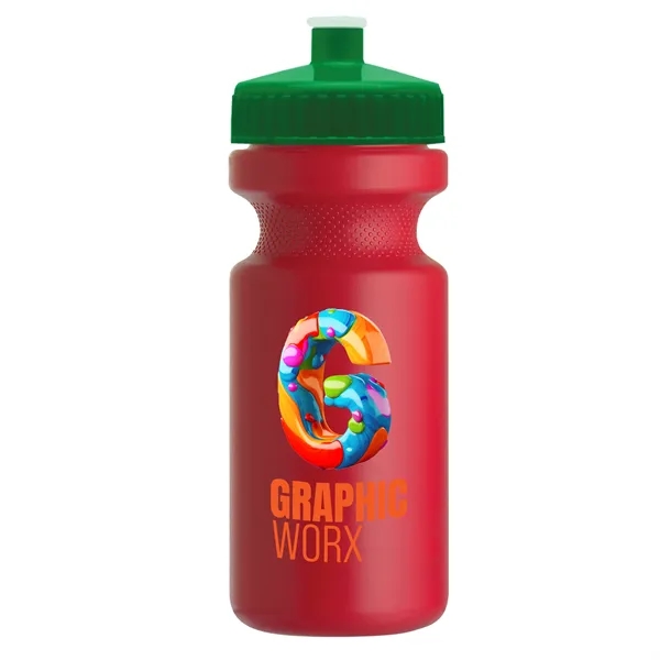 22 oz. Circular Bike Bottles with Push pull lid. Bottle includes... from ASI 40480 Koozie Group