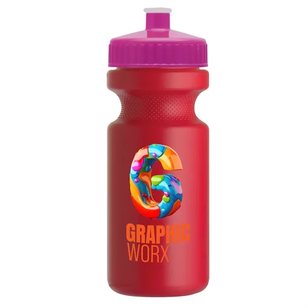 22 oz. Circular Bike Bottles with Push pull lid. Bottle includes... from ASI 40480 Koozie Group
